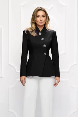 Elegante giacca in stile coreano